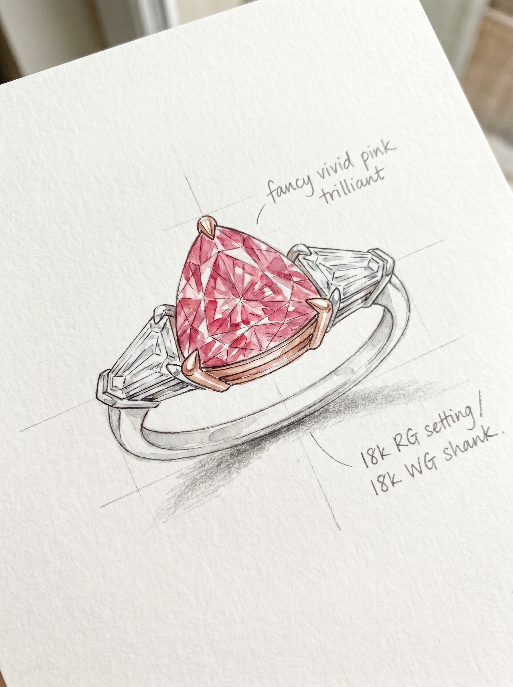 Bespoke design sketch
