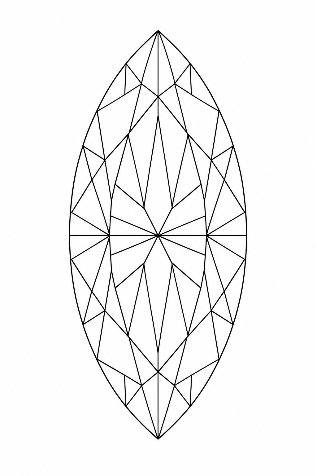 Marquise cut diamond