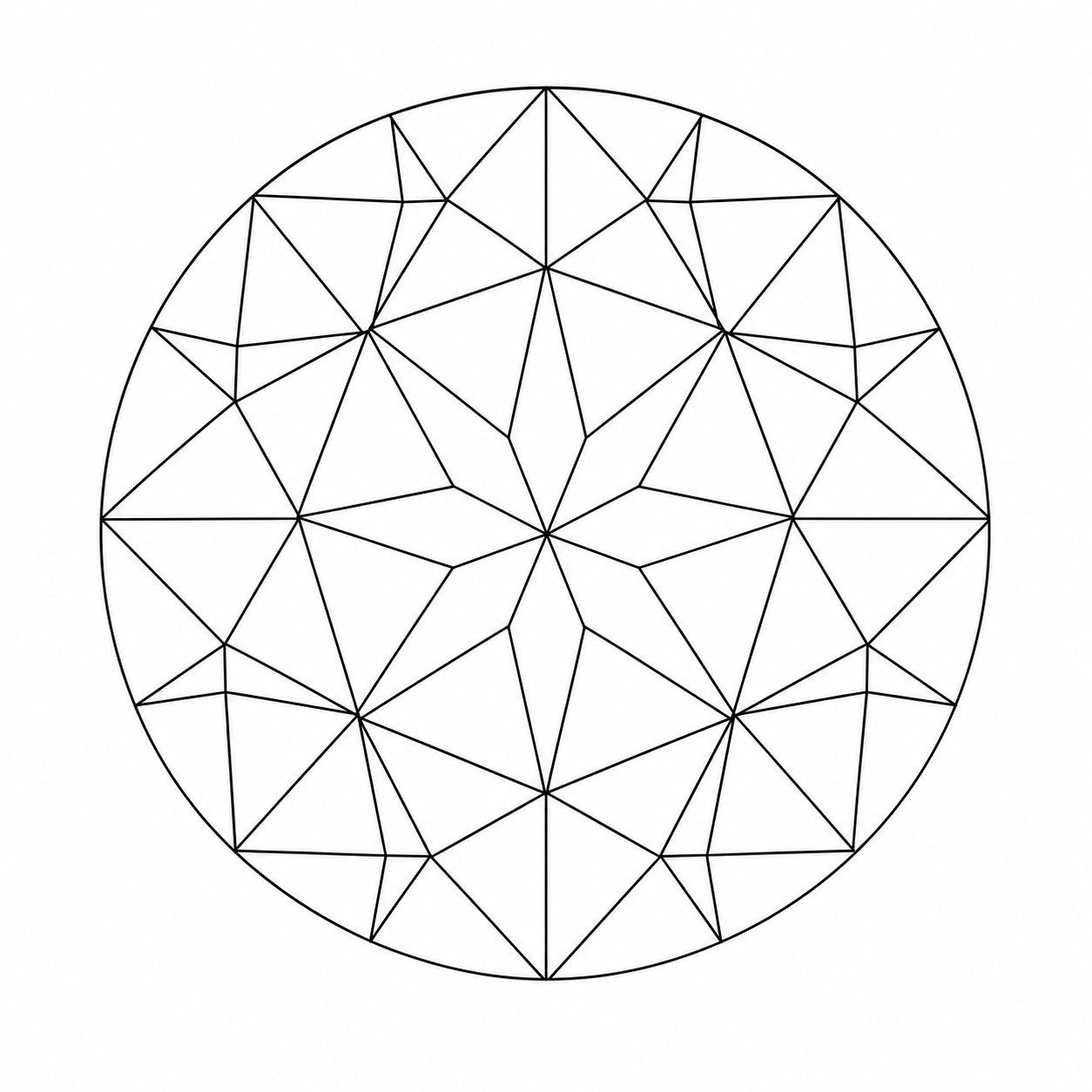 Round brilliant cut diamond