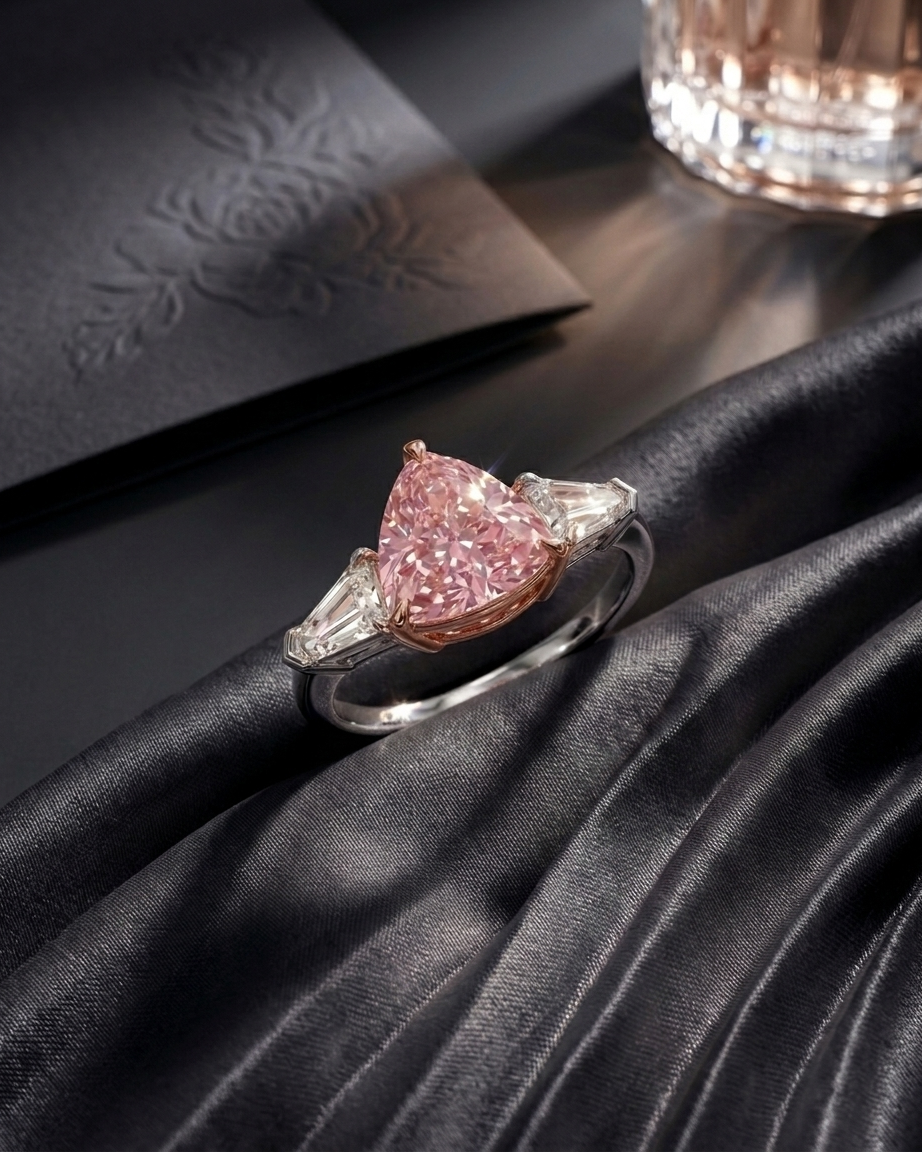 Altair Fine Jewels — Pink Trilliant Ring